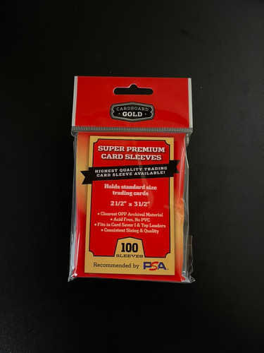 Super Premium Card Sleeves  For Standard Size Trading Cards (100 Count)   CBG | Lee Bros TCG