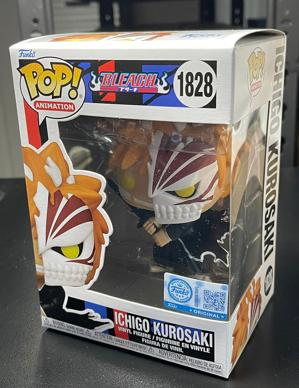 Bleach Ichigo Kurosaki (Half Face) Funko Pop! #1828 – GameStop Exclusive