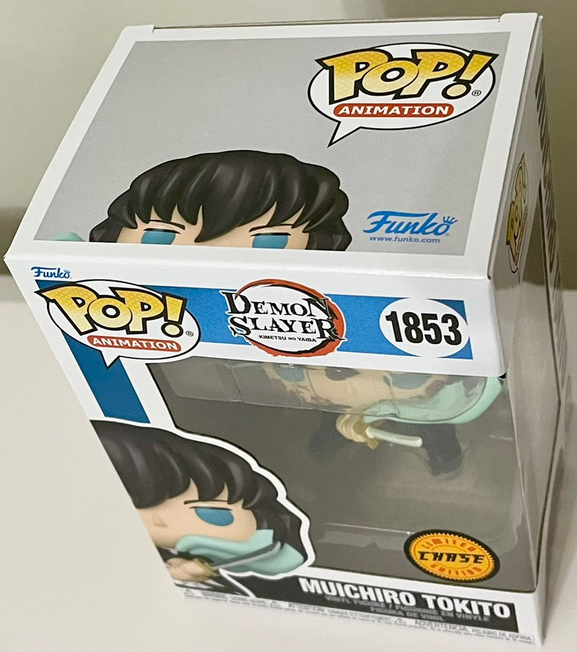Thumbnail: Demon Slayer Muichiro Tokito (Attack) Funko Pop Vinyl Figure #1853 - CHASE