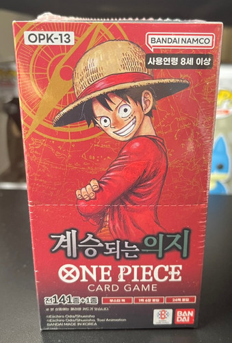 One Piece OPK-13 Carrying on His Will Booster Box Korean | Lee