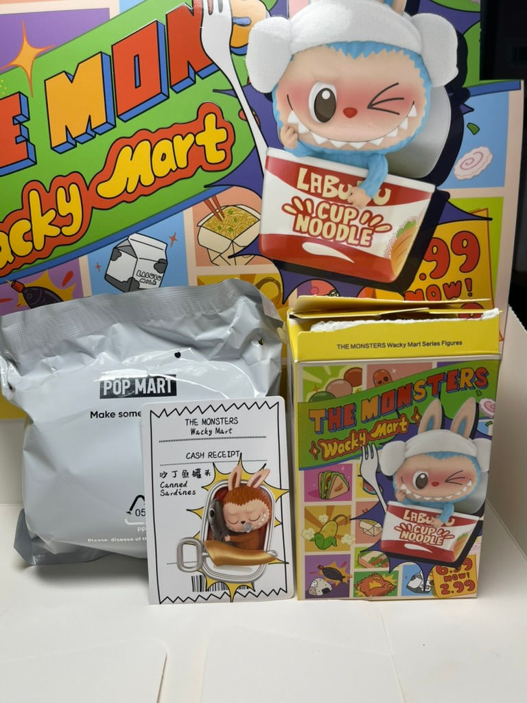 Thumbnail: Pop Mart Labubu THE MONSTERS Wacky Mart Series Figures - Opened Box/Sealed Bag