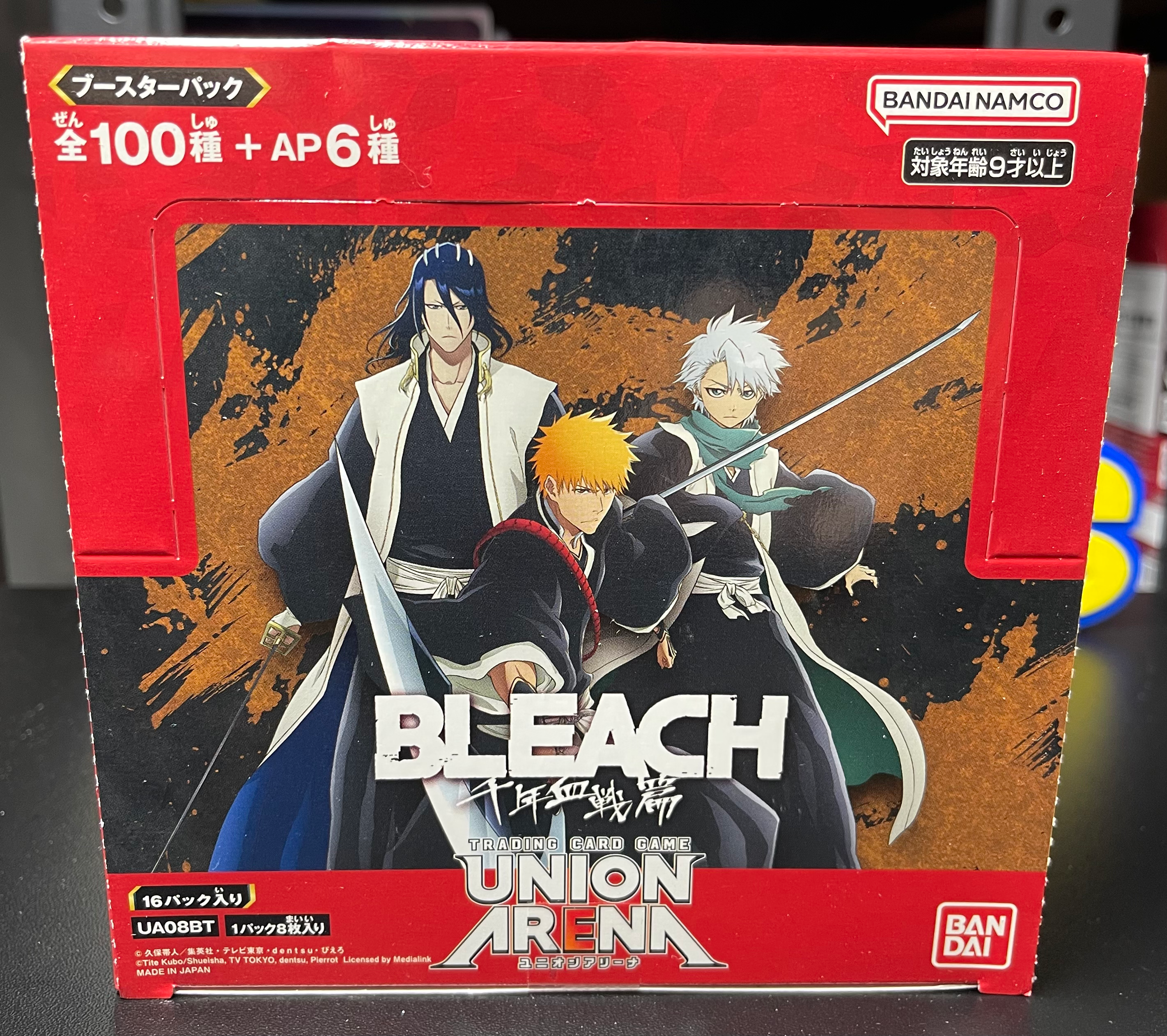 Union Arena BLEACH UA08BT Booster Box Japanese