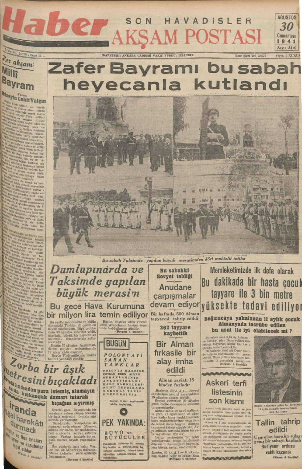 30 Ağustos 1941