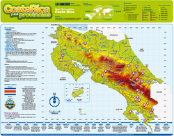 MAPA DE COSTARICA, diseño editorial