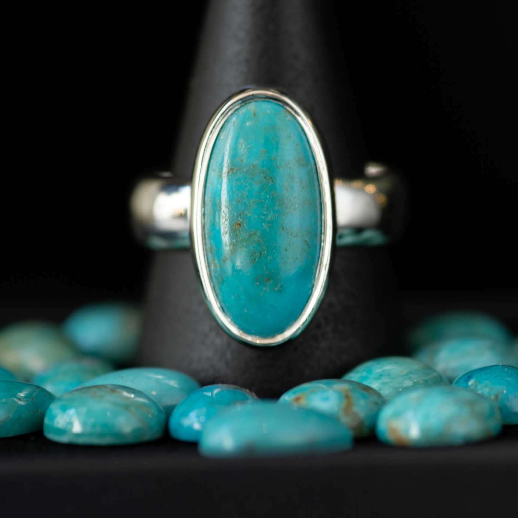 Turquoise Large Oval Ring