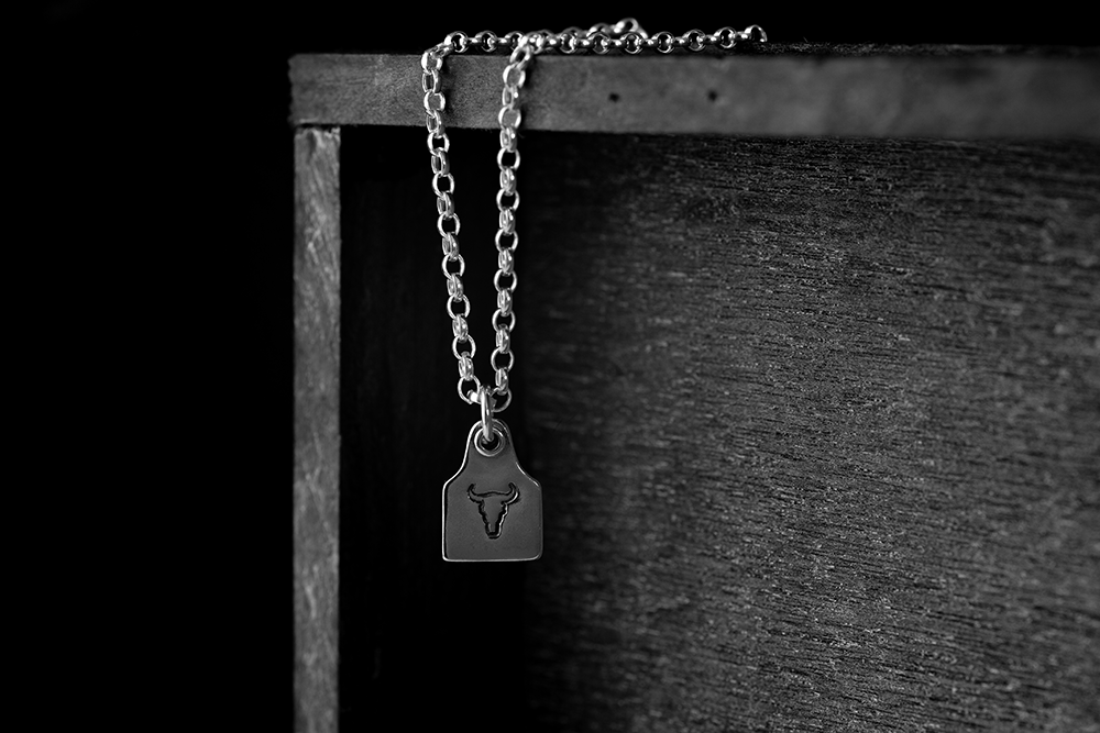 Mens Farming Life Cow Tag