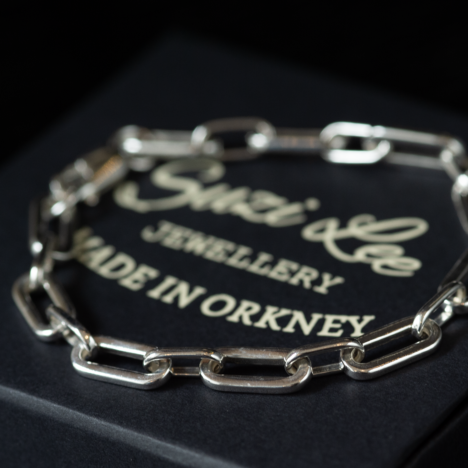 Large Paper Clip Chain Bracelet