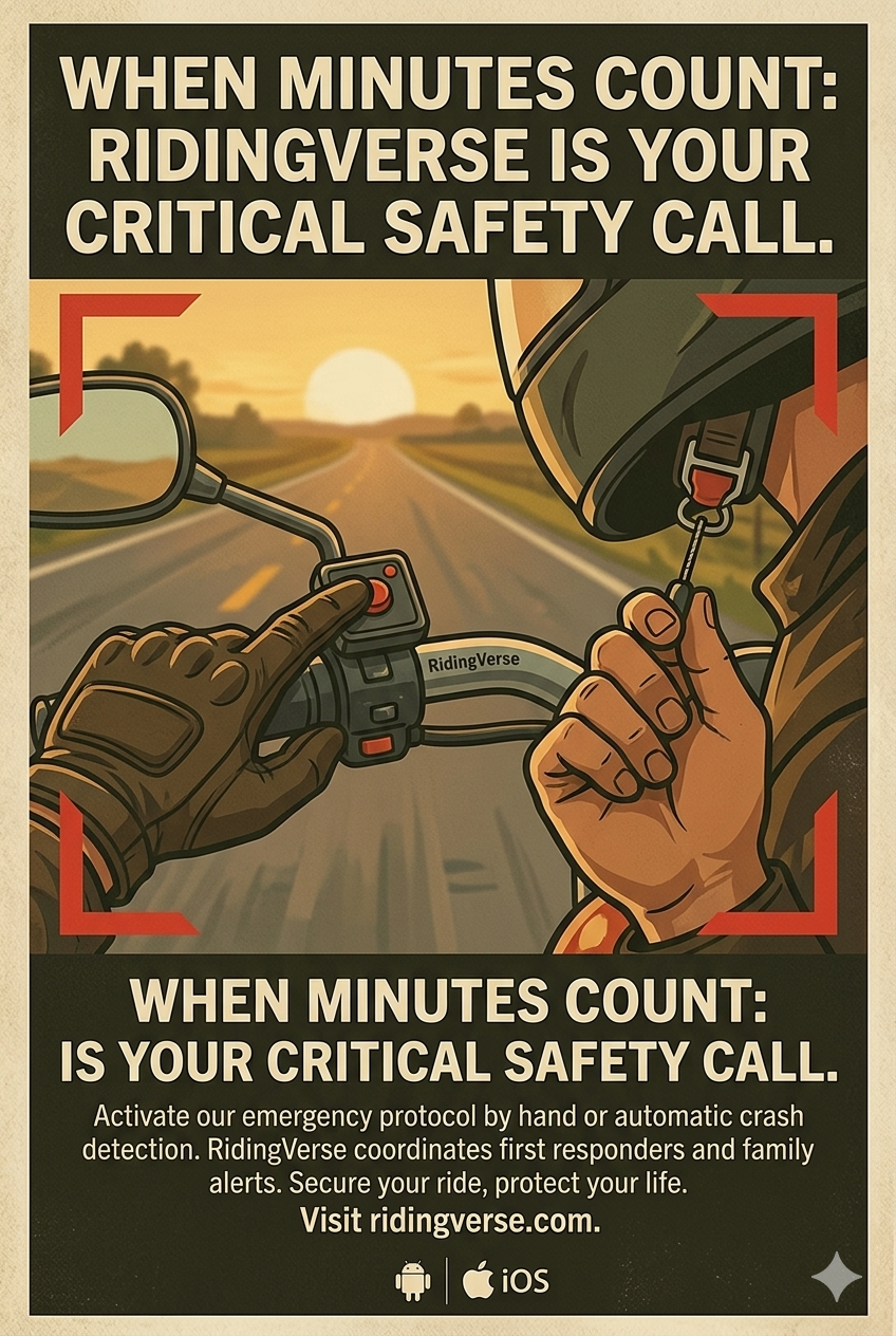 Motorcycle crash detection system