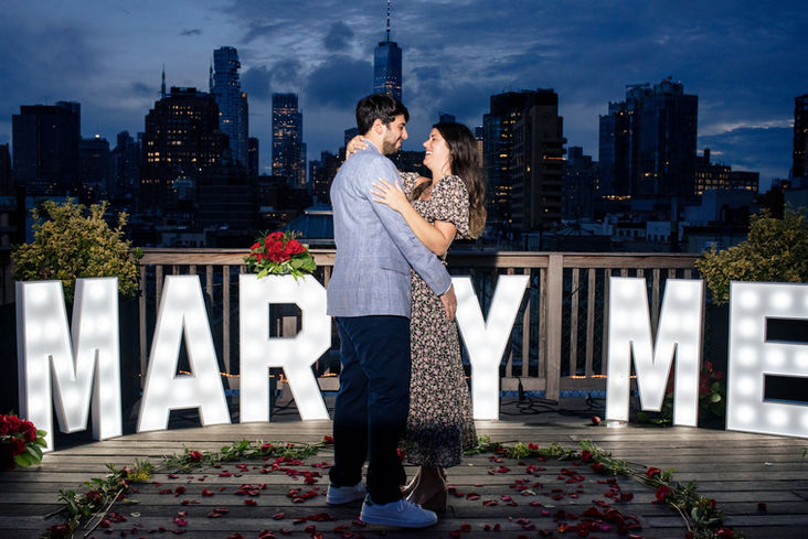 Nyc proposal, couple, proposals