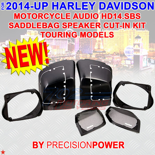 HD14.SBS SADDLEBAG SPEAKER INSTALL KIT FOR 2014 UP HARLEYDAVIDSON