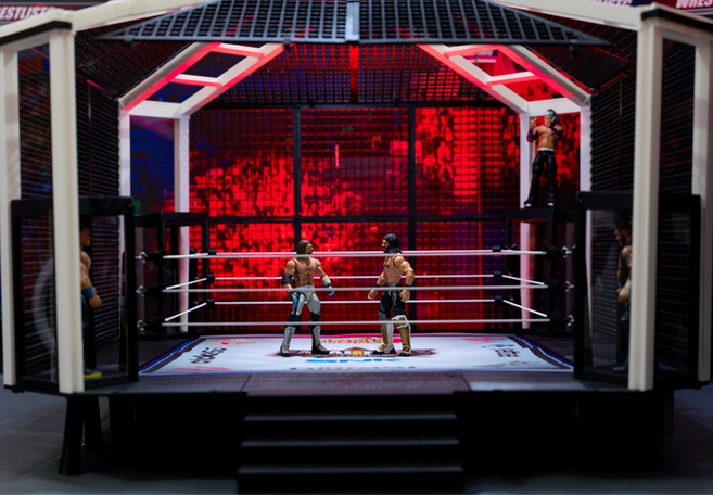 wwe action figure elimination chamber