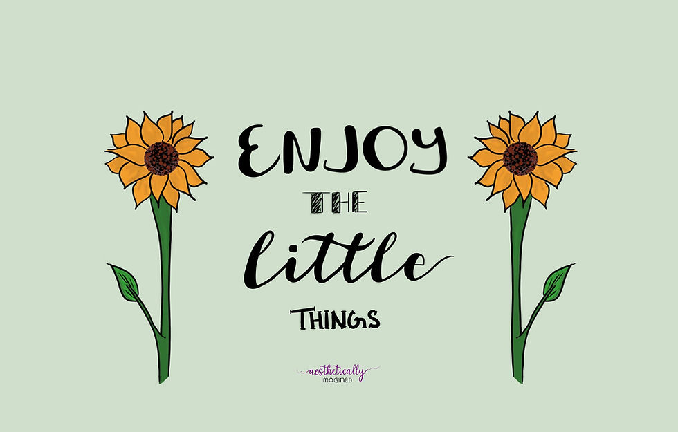 Enjoy The Little Things