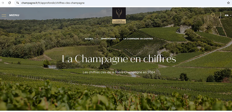 I numeri dello Champagne