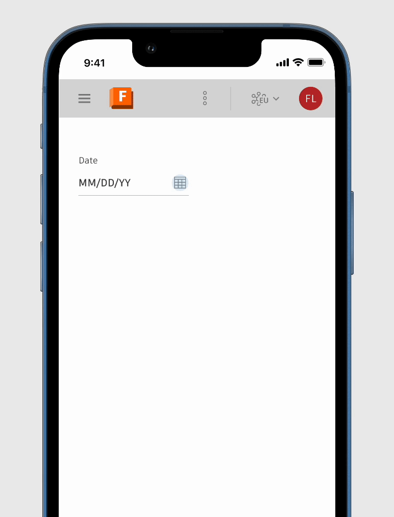 bottom sheet in date picker .gif