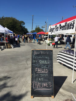 This is our sign in January