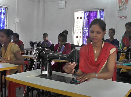 KCS Foundation sewing Machine training