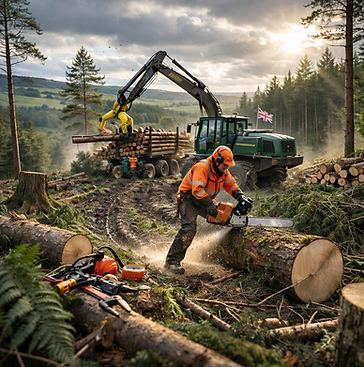 Fuel delivery to forestry management operators