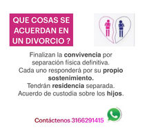 QUE COSAS SE ACUERDAN EN UN DIVORCIO ?