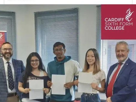 2022年A-level成績排名榜-Cardiff Sixth Form College(卡迪夫高中中學)名列榜首