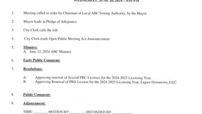 ABC Agenda 6/26/24 @4:55pm