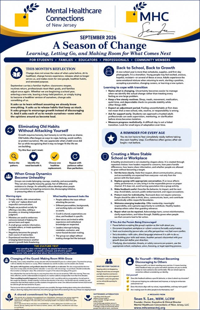 September 2026 Monthly Newsletter