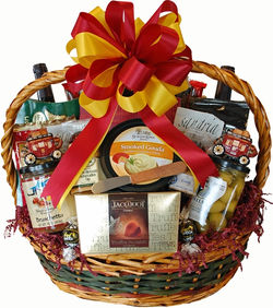 Wooden Congratulations Theme Basket