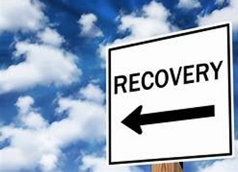 sign showing the path to recovery
