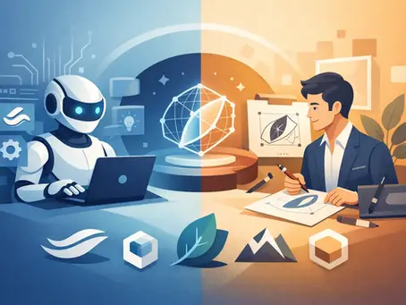 商標設計 AI 比真人設計,企業該點揀?