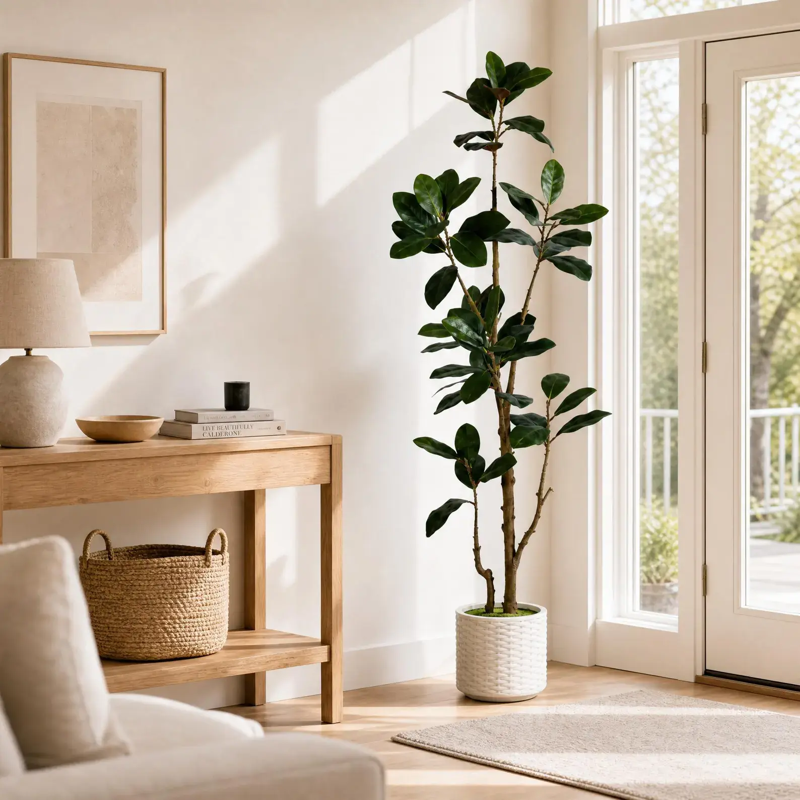 Artificial Magnolia Tree – Elegant Indoor Decorative Plant