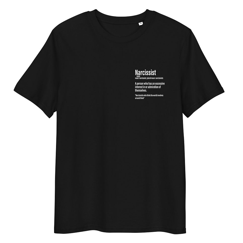 Thumbnail: Narcissist Unisex organic cotton t-shirt