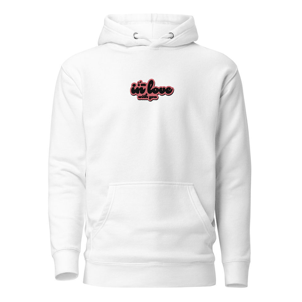 Thumbnail: i'm in love with you Unisex Hoodie