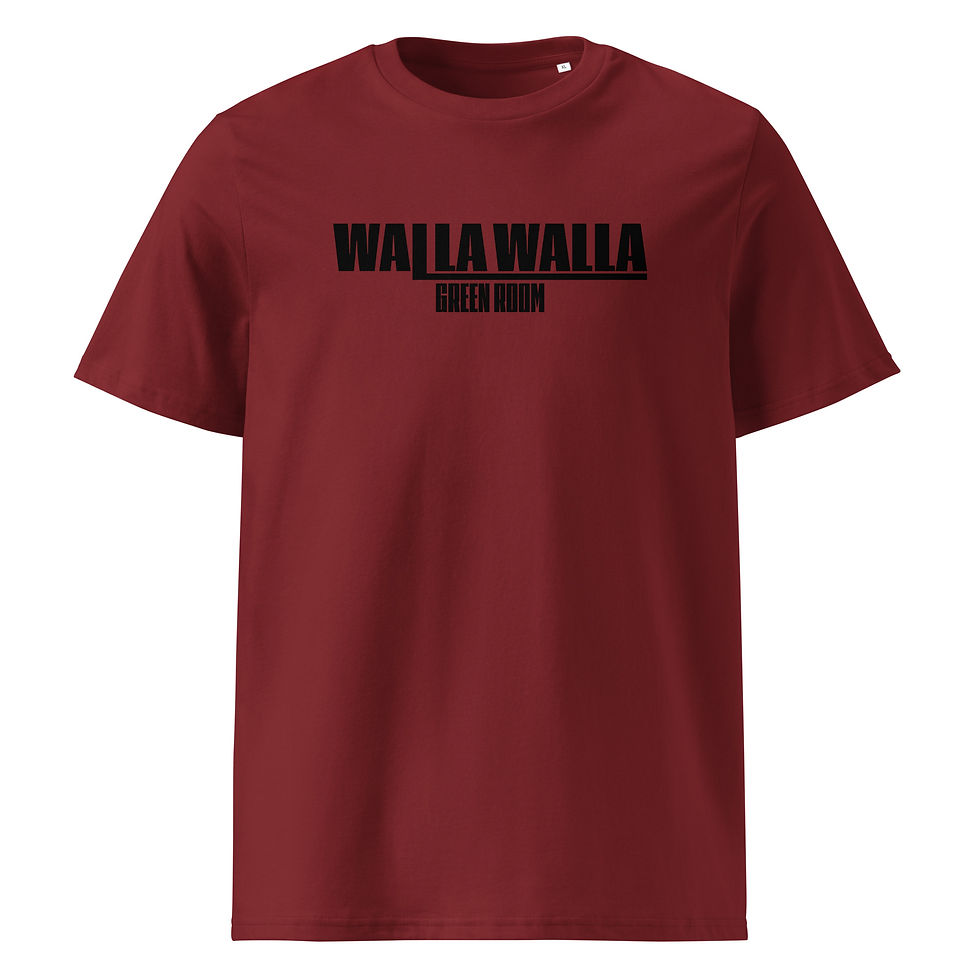 Thumbnail: Walla Walla Black Unisex Organic Cotton T-Shirt