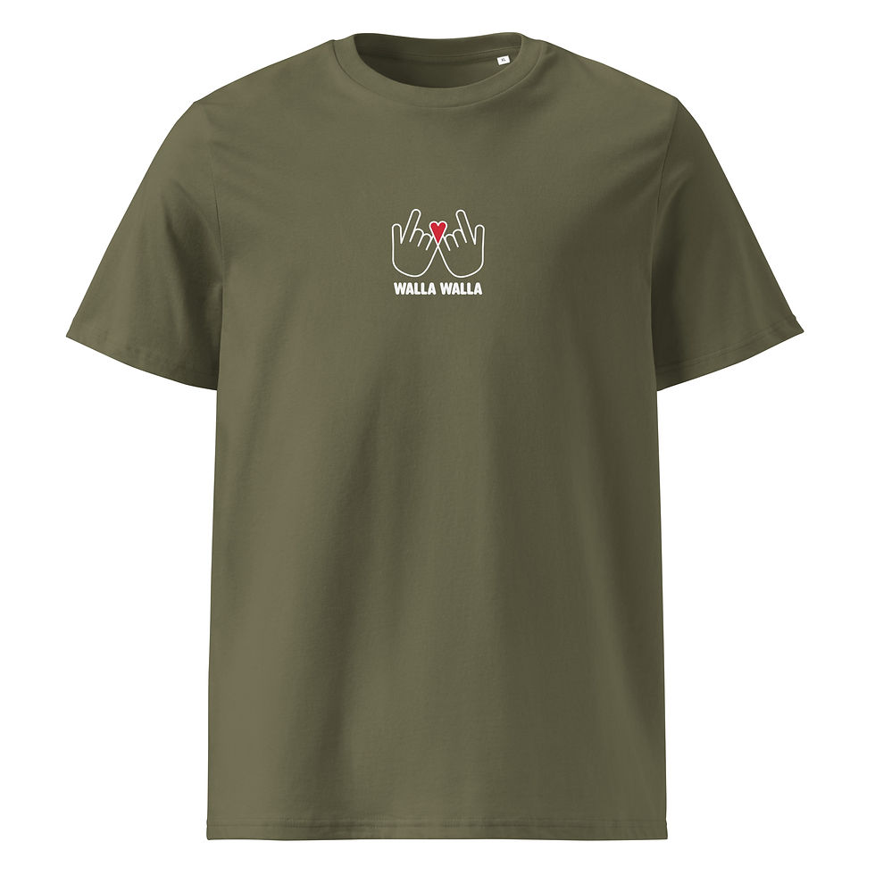 Thumbnail: Walla Walla Love Unisex Organic Cotton T-Shirt