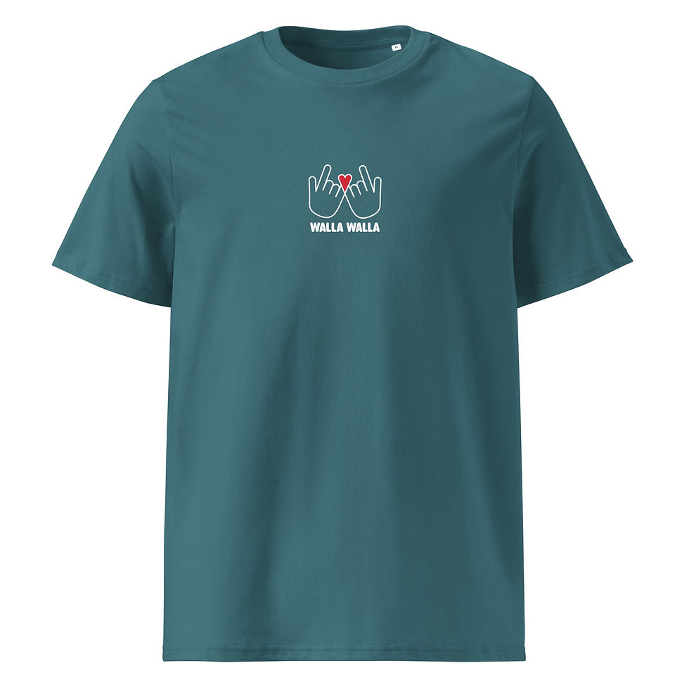 Thumbnail: Walla Walla Love Unisex Organic Cotton T-Shirt
