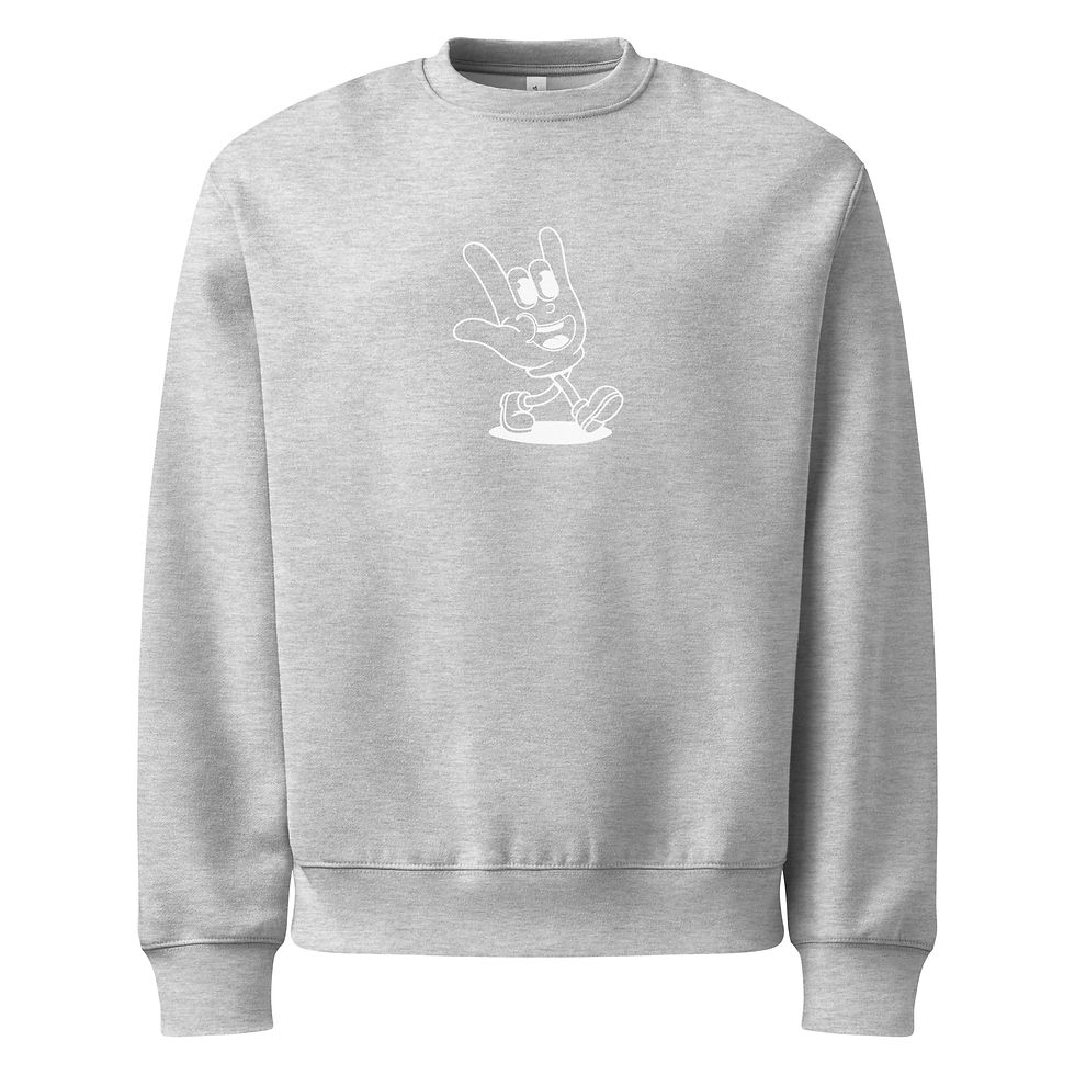 Thumbnail: Walla Walla Outline Oversized heavyweight sweatshirt