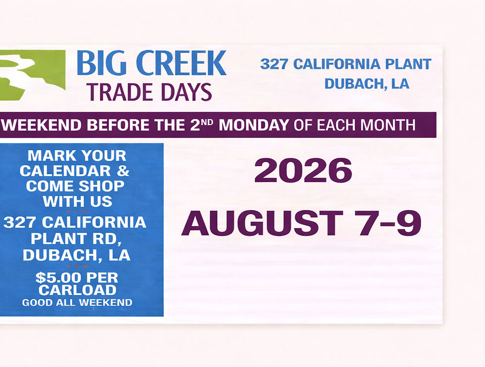 August Trade Weekend