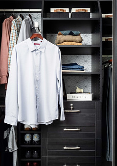 Custom Closet Valet Bar installed in Mclean Virginia