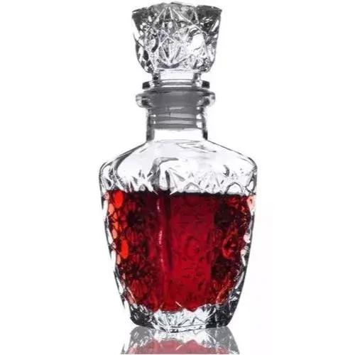 Miniatura: Garrafa Licor De Vidro Vintage