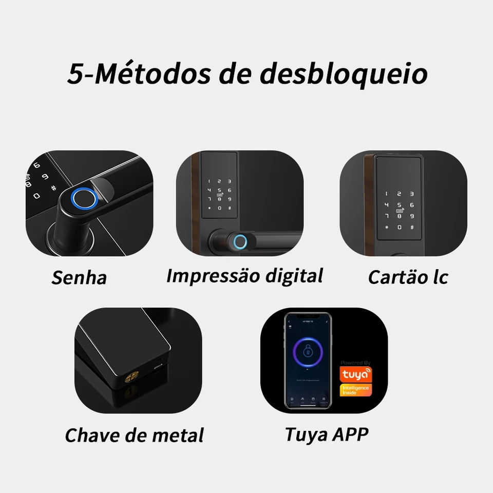 Miniatura: Fechadura Eletrônica Digital Touch