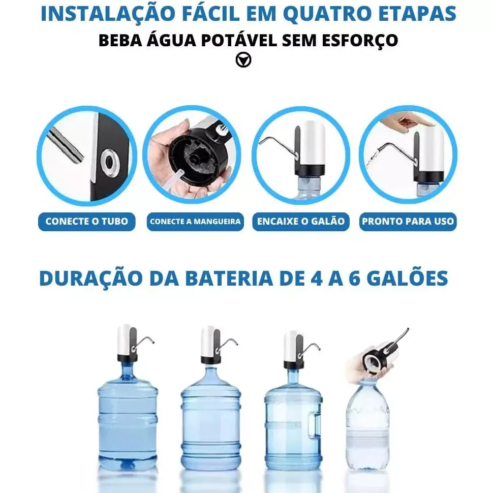 Miniatura: Bomba De Água Elétrica Carregamento USB
