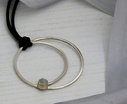 Crescent moon pendant by Ampersand Design