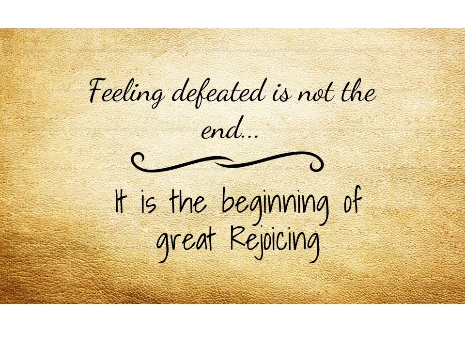 defeated