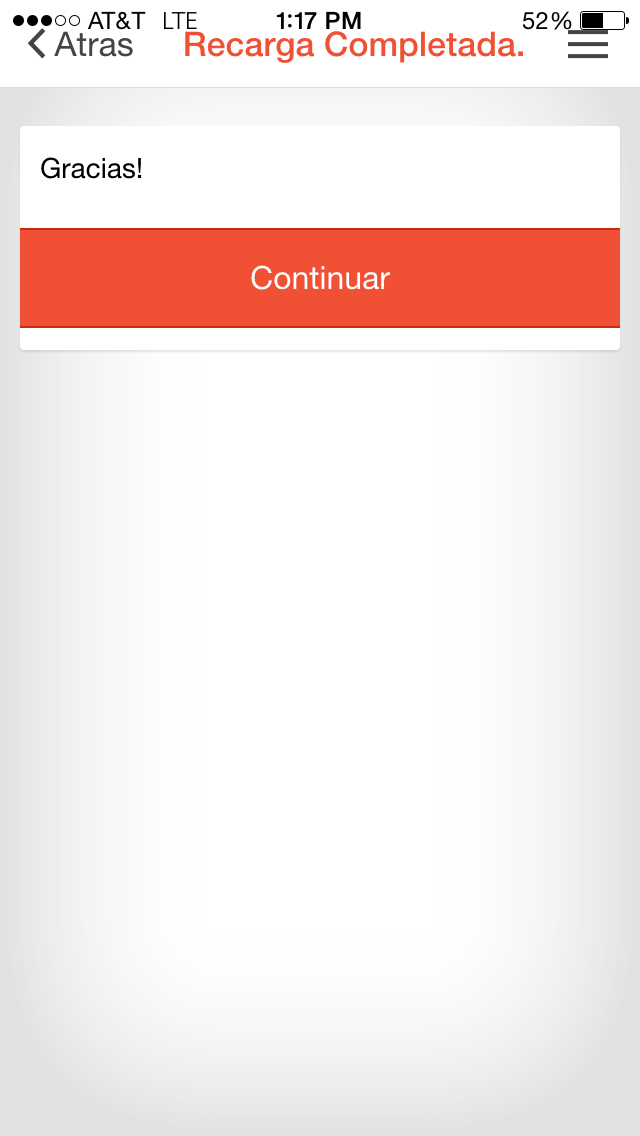 Recarga Confirmada