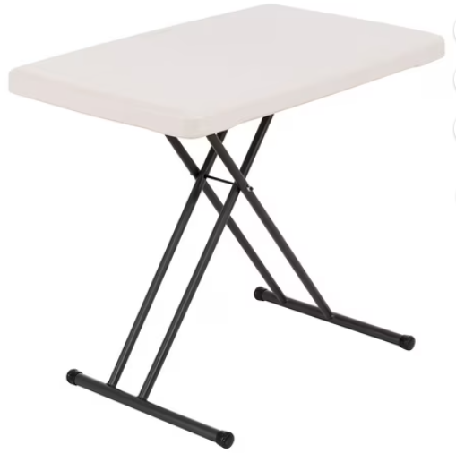 Thumbnail: Lifetime 30 inch Personal Folding Table, Indoor/Outdoor, Almond (28240)