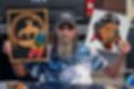 Artist at "Art On The Bricks" 2025