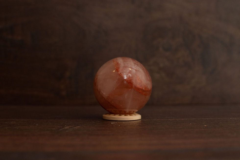 Fire Quartz Sphere