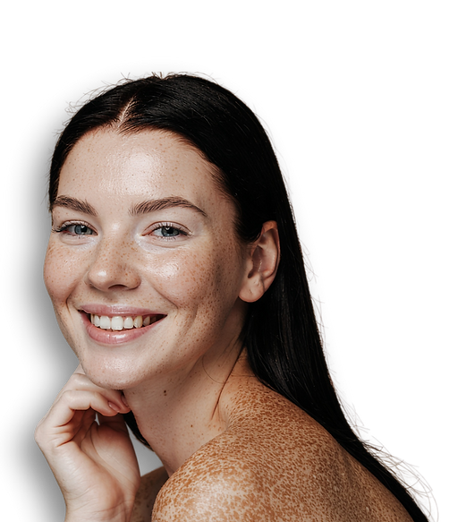 Woman smiling