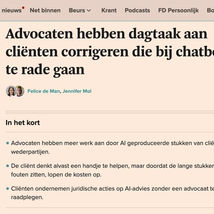 Juridisch advies van AI-modellen en AI-assistenten vaak onjuist en kostenverhogend voor werkgevers en werknemers