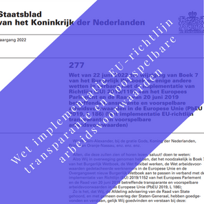 Op 1 augustus 2022 treedt de Wtva in werking