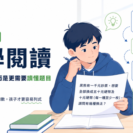 國小數學不差,升國中卻怕跟不上?先看孩子有沒有「數學閱讀」能力